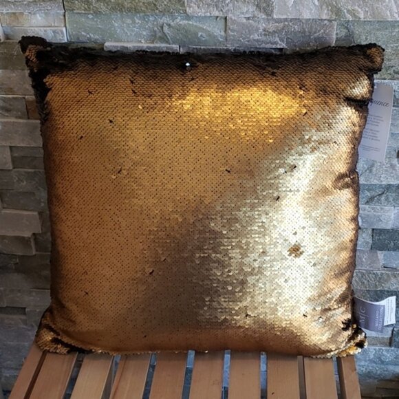 Milano Sparkling Sequin Pillow - Picture 2 of 4